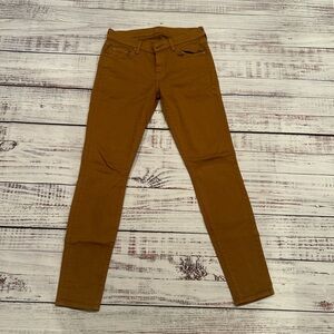 7 For All Mankind Women's Tan Jeans